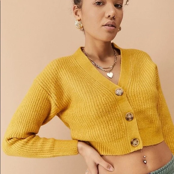 Urban Outfitters Sweaters Urban Outfitters Fluffy Knit Cropped